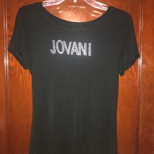 Jovani Black short sleeve